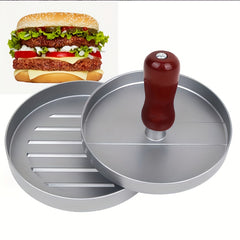 Manual Burger Press Non-stick Coated Grill Patty Maker Mould