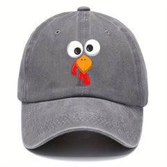 Bird Print Baseball Cap Sun Protection Hat