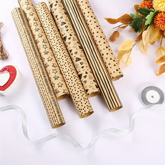 6pcs 50 Christmas Wrapping Paper Gift Boxes Arts Crafts Decorations