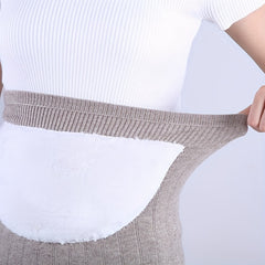 Warm Woolen Waist Protector Plus Velvet for Men and Women
