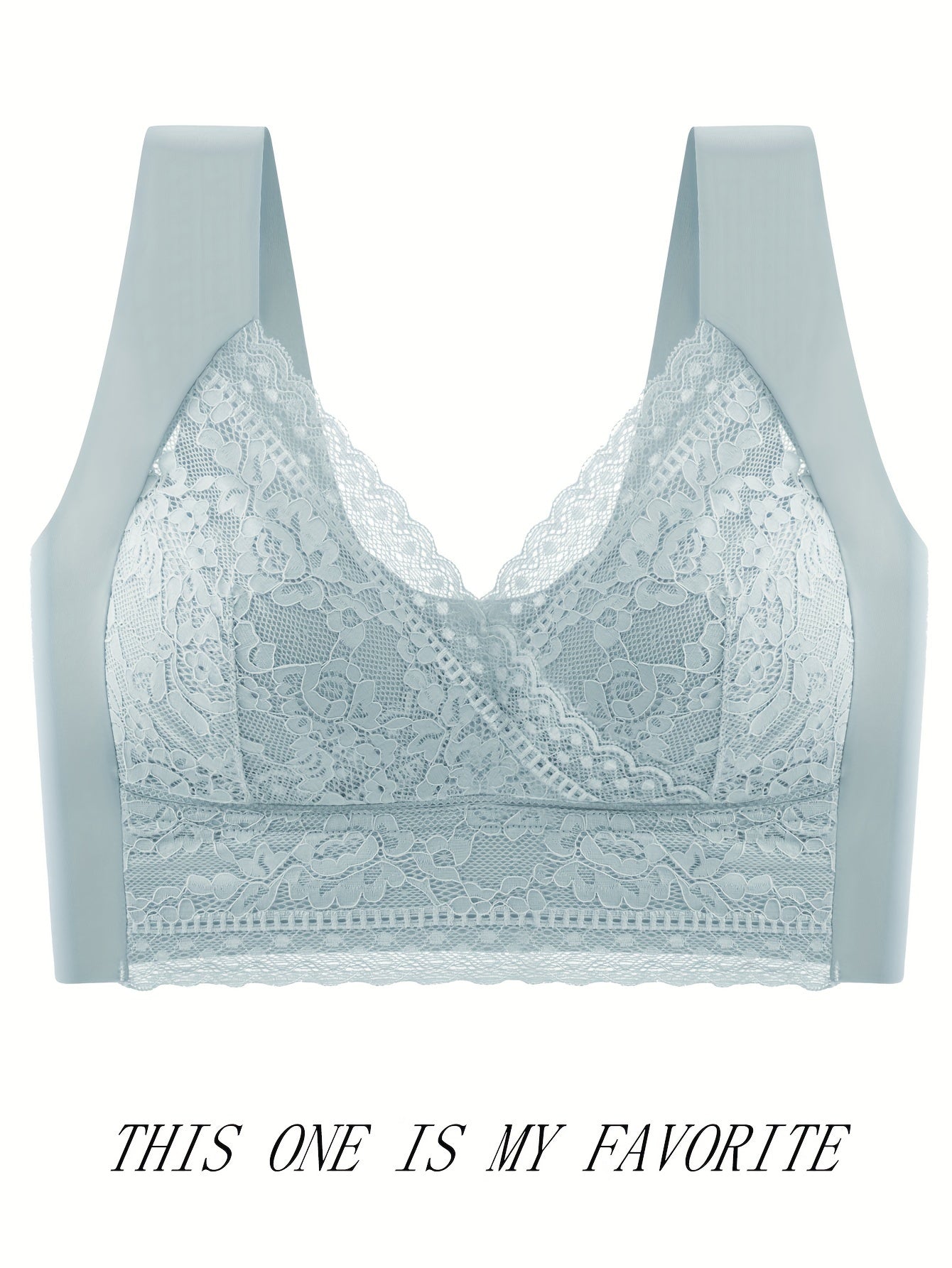 Lace Wireless Bras Full Coverage Breathable Women's Lingerie