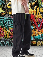 Men's Straight Leg Cargo Pants with Flap Pockets