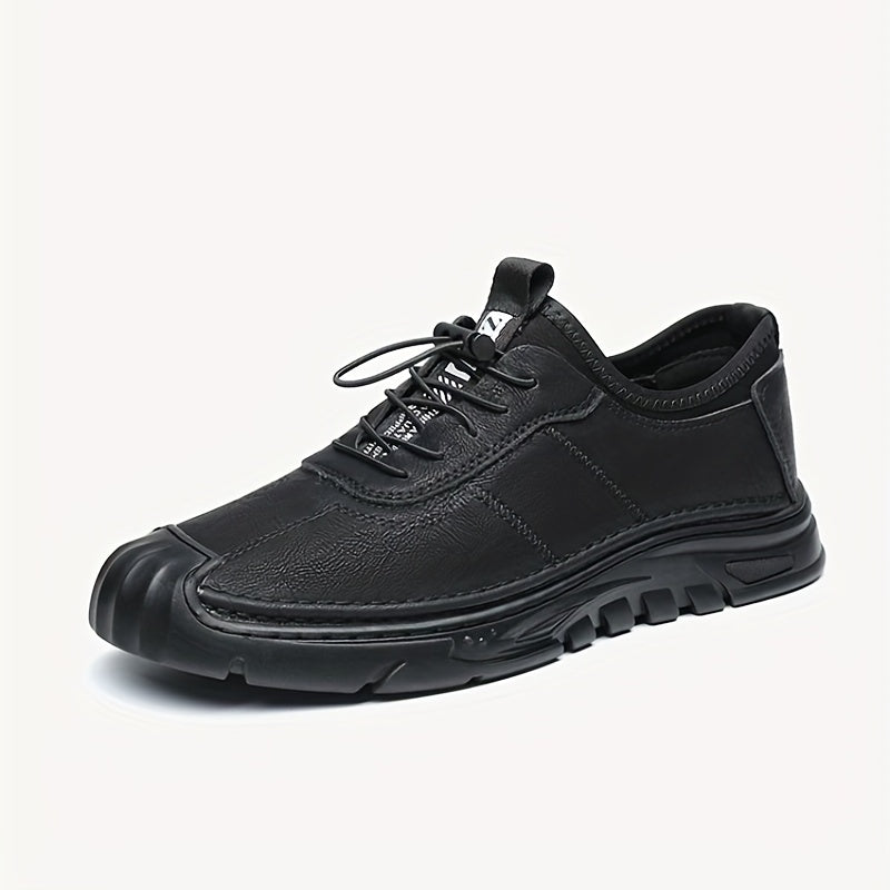 Men's Casual No Tie Sneakers Easy Clean Shoes