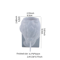 Crystal Drip Mold Santa Claus Ornaments DIY Craft Making Christmas Decorations