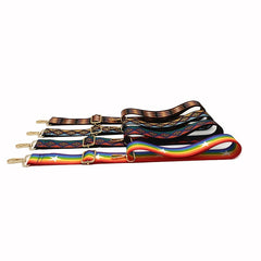 Vintage Geometric Pattern Wide Bag Strap Replacement Shoulder Bag Strap