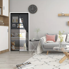 Magnetic Screen Door Self Sealing Mesh Partition