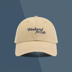 Versatile Letter Baseball Cap Outdoor Sunshade Peaked Cap