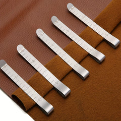 5pcs Sewing Fixed Ruler Stainless Steel Fabric Clip