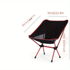 Ultralight Aluminum Moon Chair for Camping and Fishing