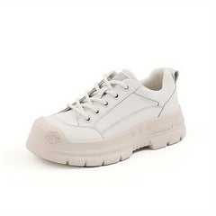 Women's Rose Flower Embossed Platform Sneakers