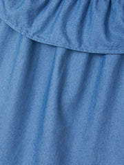 Girl's Ruffle Collar Long Sleeve Shirt