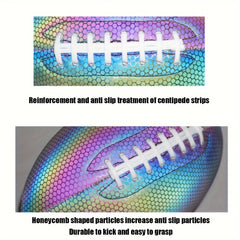 Luminous Reflective Rugby American Standard Football For Game Training