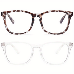 2pcs Light Blocking Glasses Anti Eyestrain & UV Glare Eyewear