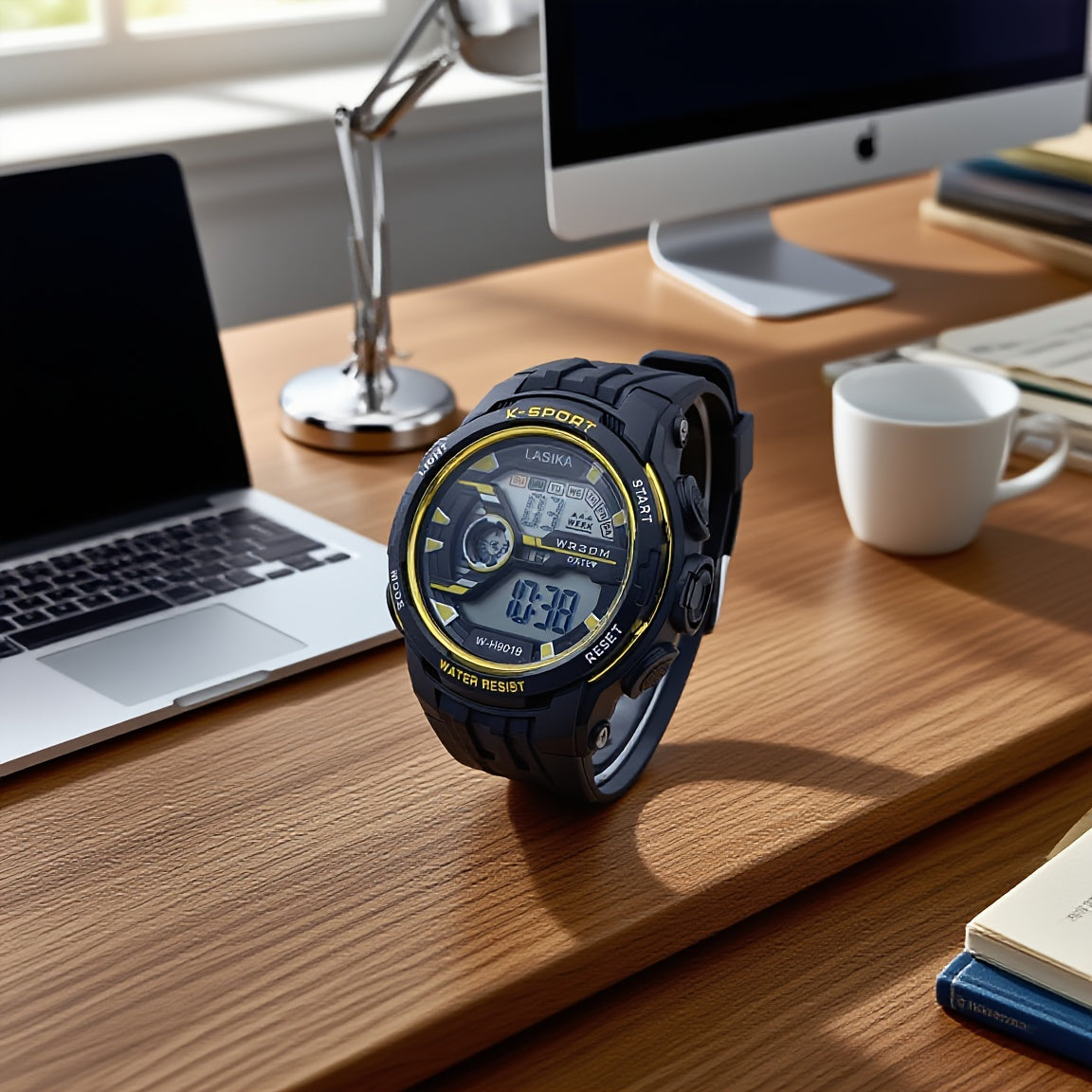 Boys' Wristwatch Waterproof Timer Alarm Clock