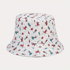 Cartoon Pattern Reversible Bucket Hat Sun Protection