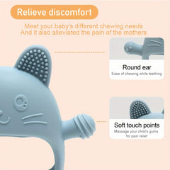 Baby Teething Gloves BPA Free Silicone Chew Toy for Newborns