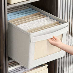 Clothes Storage Box Fabric Folding Underwear Drawer Organizer