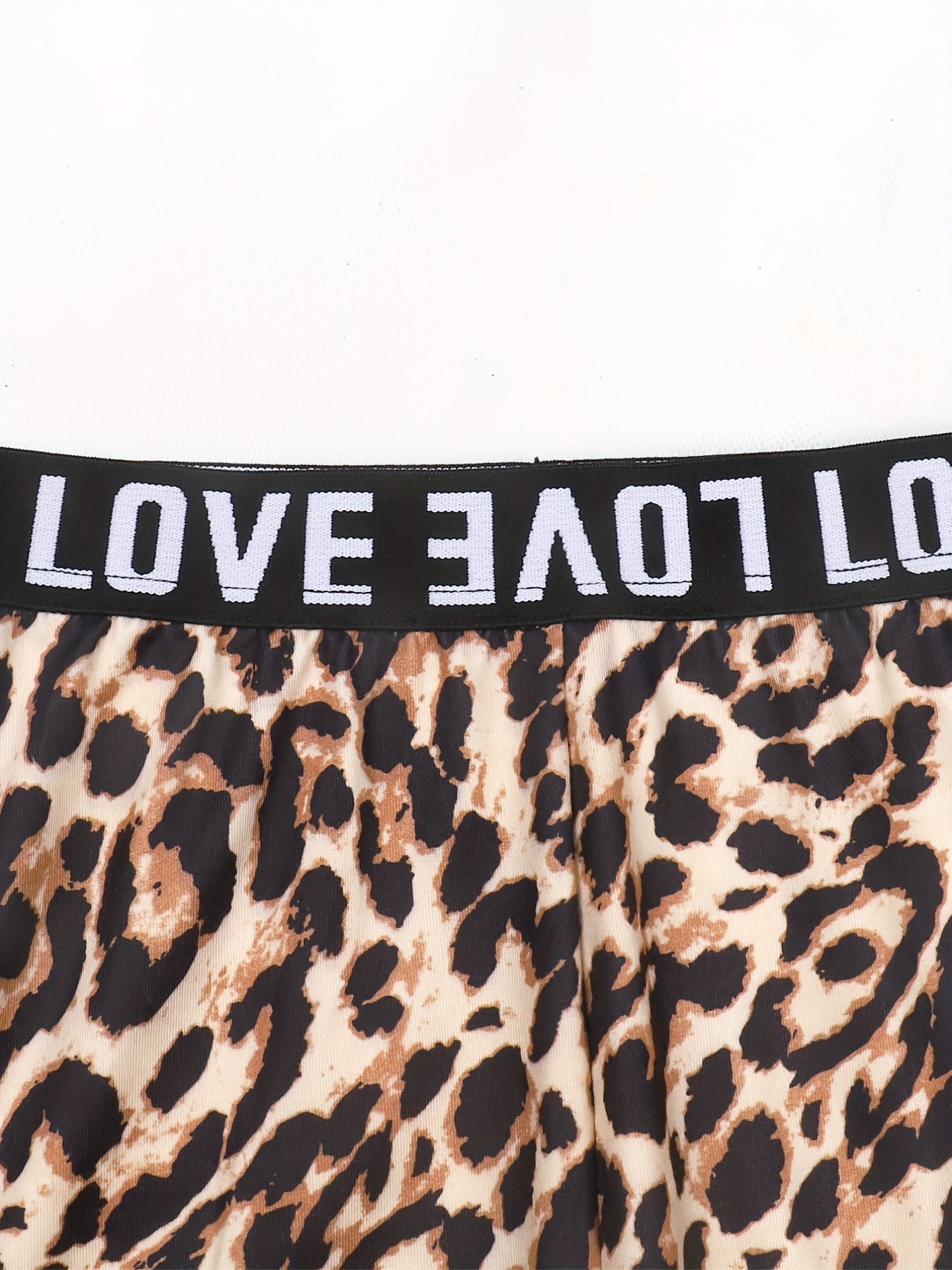 Girl's Leopard Print Footless Leggings Yoga Pants