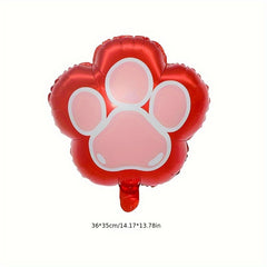 16pcs Dog Paw Balloon Birthday Party Decoration Balloon