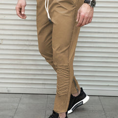 Men's Drawstring Jogger Pants Hip Pop Loose Casual Work Pants