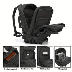 45L Tactical Backpack Men's Survival Large Capacity 3 Escape Bag