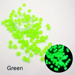100pcs Glow In The Dark Stones Decor Pebbles For Aquarium Landscaping