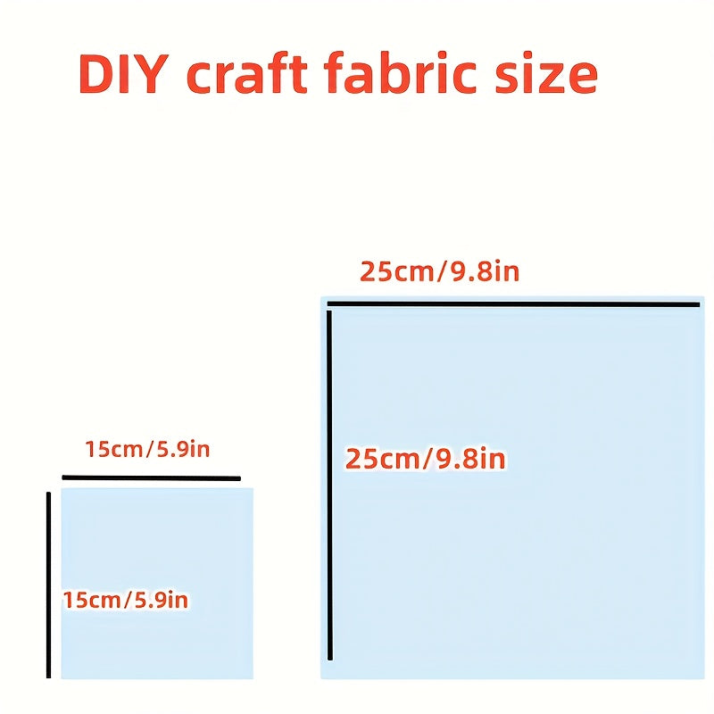 8pcs Animal Theme Fabric Polyester Fat Quarter DIY Sewing Supplies