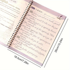 Reusable English Calligraphy Learning Book For Adults