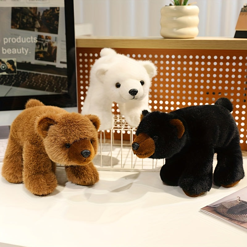 Bear Plush Toys 7.87 Soft Stuffed Plush Animal Toy 3 Colors Bear Dolls