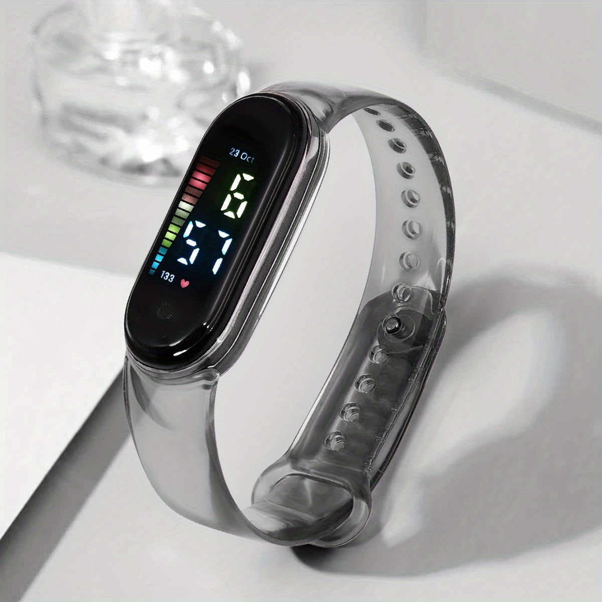 Teen Smart Multicolor Raised Sports Electronic Watch for Girls