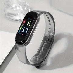 Teen Smart Multicolor Raised Sports Electronic Watch for Girls