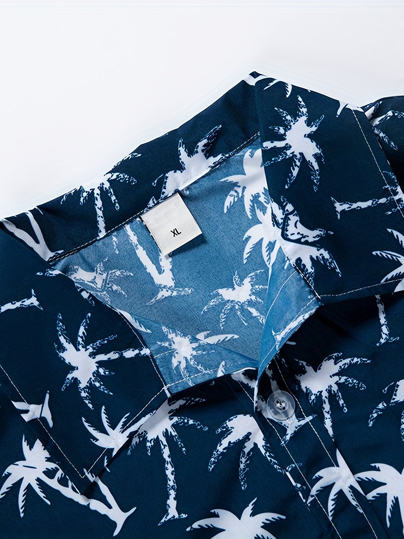Men's Hawaiian Style Graphic Print Short Sleeve Shirt