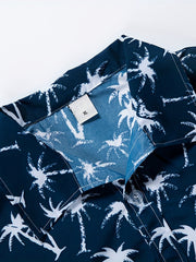 Men's Hawaiian Style Graphic Print Short Sleeve Shirt