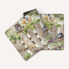 The Whispering Of Birds And The Fragrance Of Flowers Extended Non Slip Mouse Pad