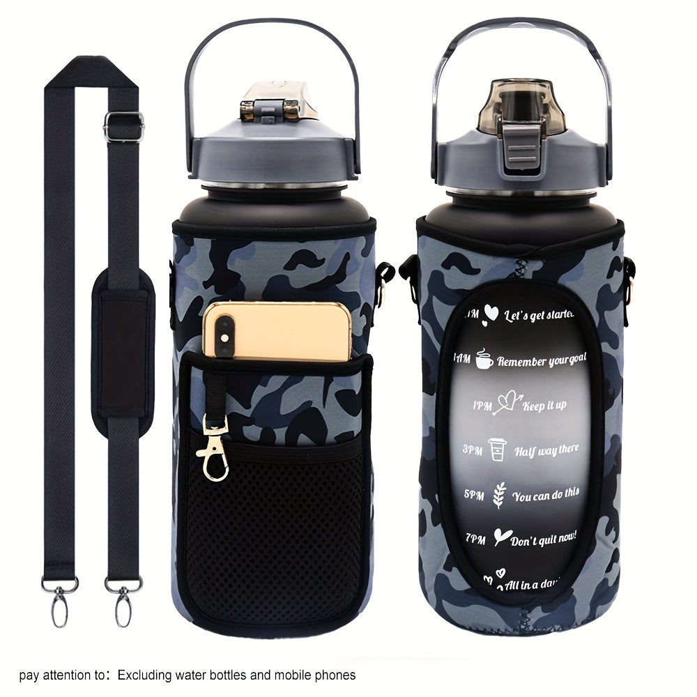 Motivational Water Bottle Set 64oz 28oz 14oz 9oz With Straw