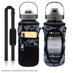 Motivational Water Bottle Set 64oz 28oz 14oz 9oz With Straw
