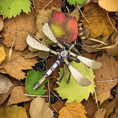 Mechanical Dragonfly Steampunk Metal 3D Jigsaw Puzzle Toy