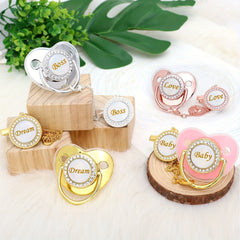 Glitter Crystal Personalized Pacifier for Baby