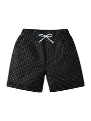 Boys Polka Dot Casual Shorts Comfortable Breathable For Summer Kids Clothes