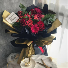 20pcs Golden Paper Tissue Paper Flower Bouquet Supplies Gift Wrapping Paper