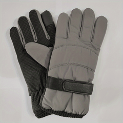 Winter Thickened Windproof Warm Gloves Long Plus Velvet Touchscreen