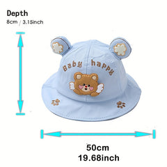 Boys Casual Animal Ear Fisherman Hat