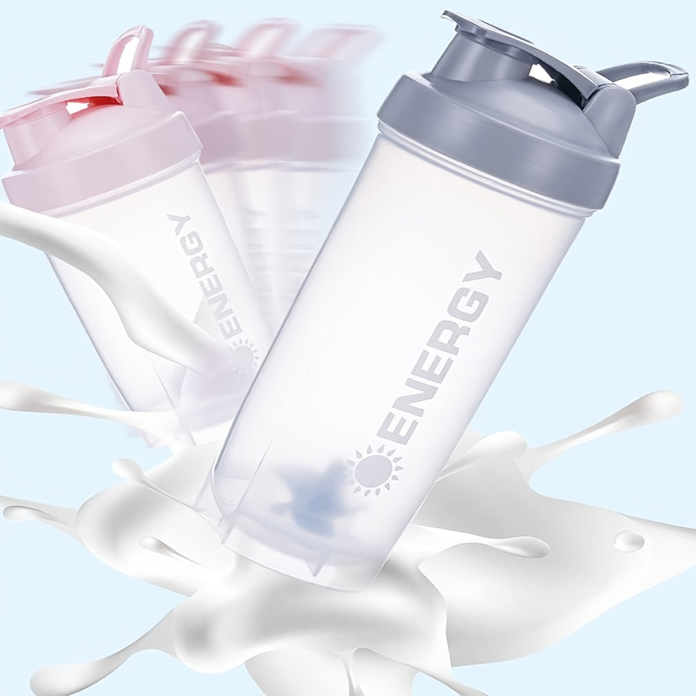 500ml Protein Powder Shaker Bottle with Mixing Ball for Fitness Workout