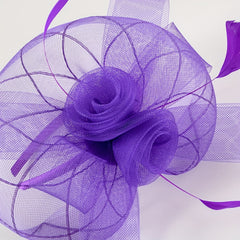 Girls Mesh Flowers Hair Hoop Headwear Hair Accessories Head Jewelry