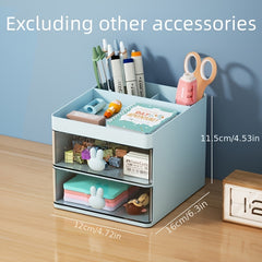 Minimal Storage Box Drawer Style Pen Holder Desktop Organizer