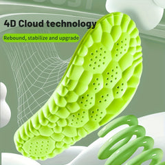 4D Running Insole Sports Shoes Insoles with Arch Support