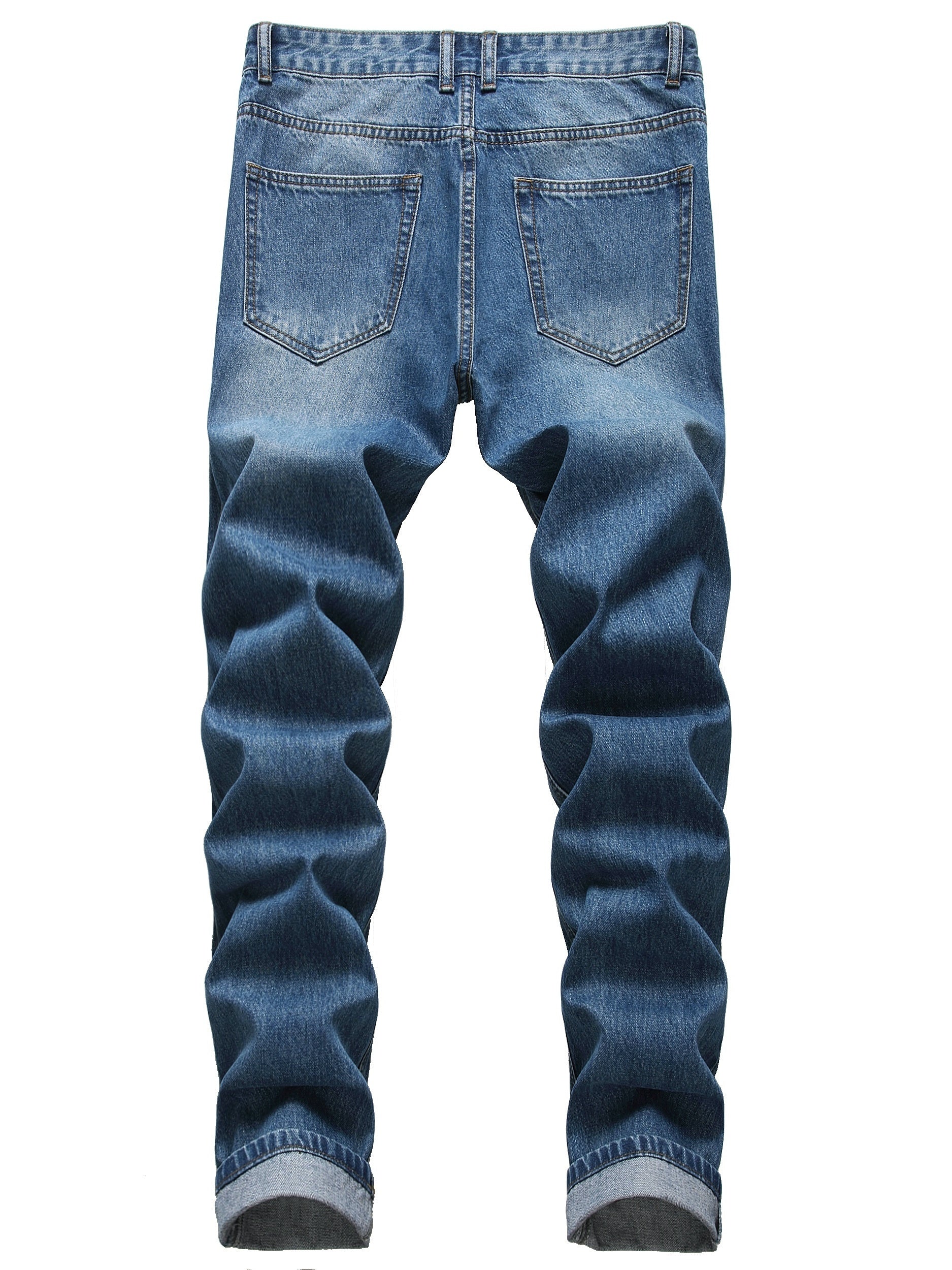 Men's Distressed Denim Jeans