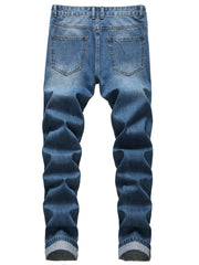 Men's Distressed Denim Jeans