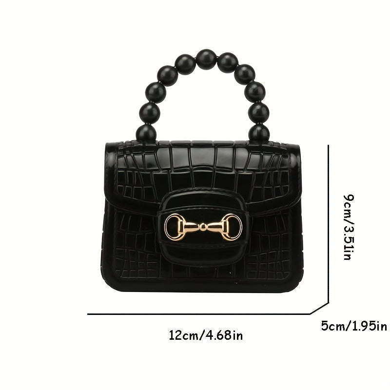 Girls Mini Jelly Handbag Portable Travel Bag