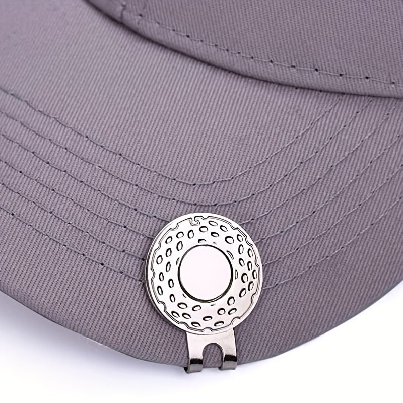 Round Dollar Golf Cap Clip Magnetic Ball Marker Golf Accessories